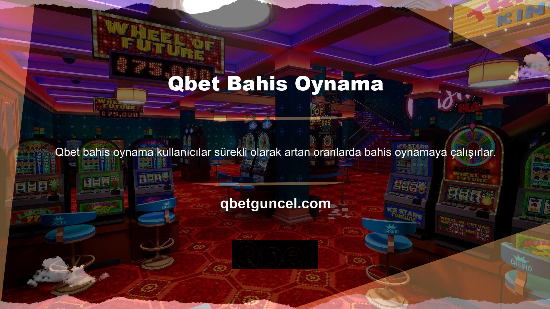 Qbet, tüm sporlarda canlı bahis seçenekleri sunan canlı bir bahis sitesidir